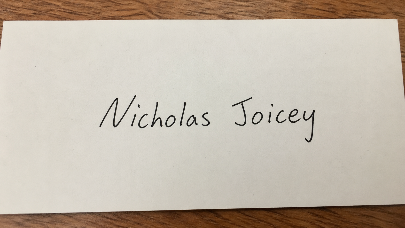 Nicholas Joicey