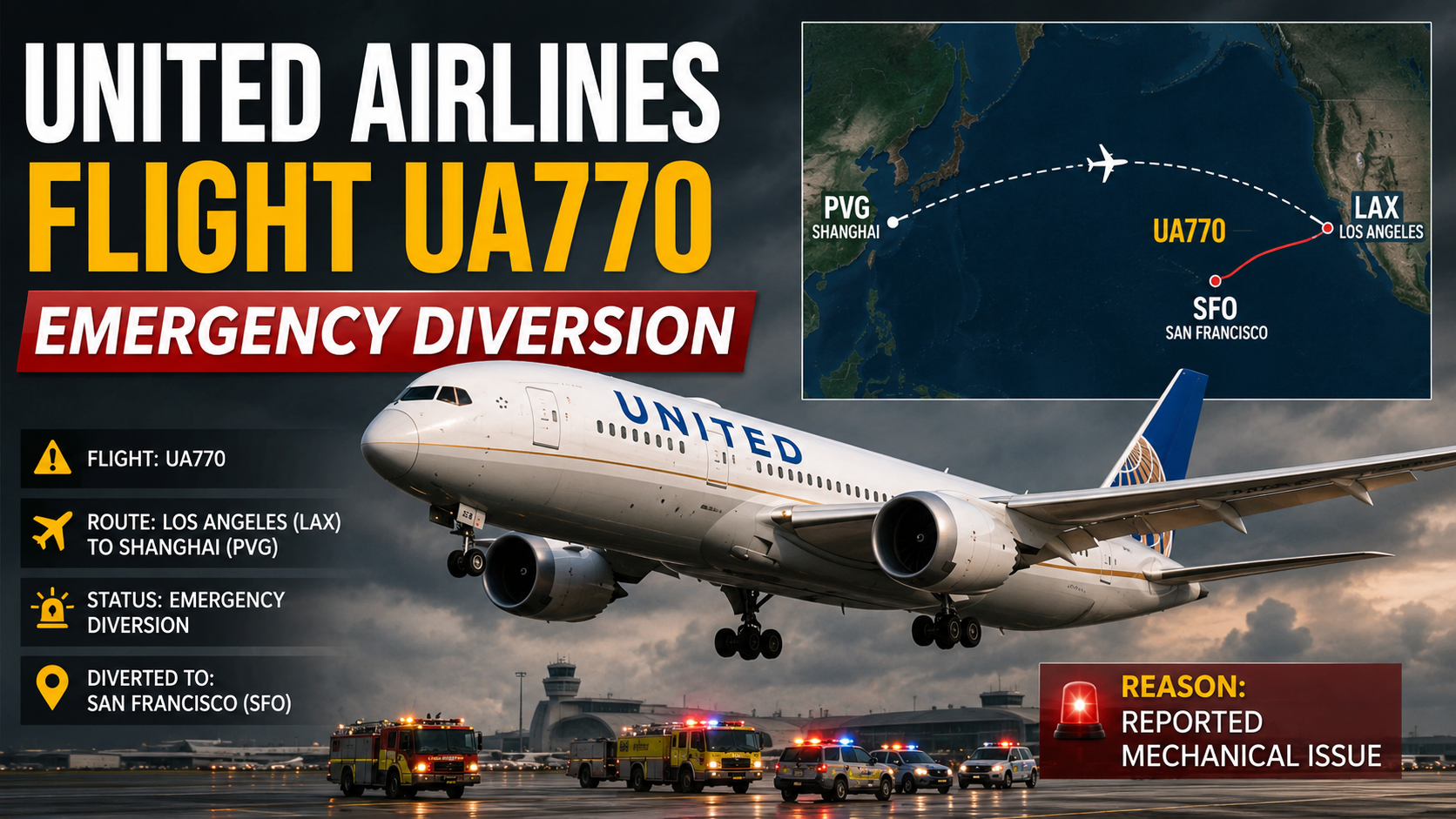 United Airlines Flight UA770
