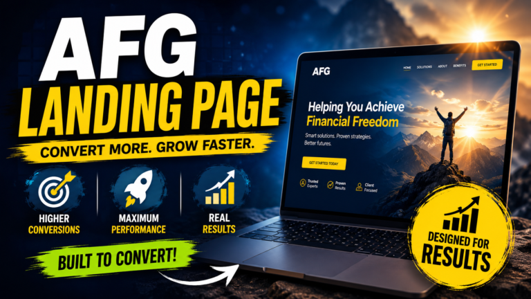 AFG Landing Page